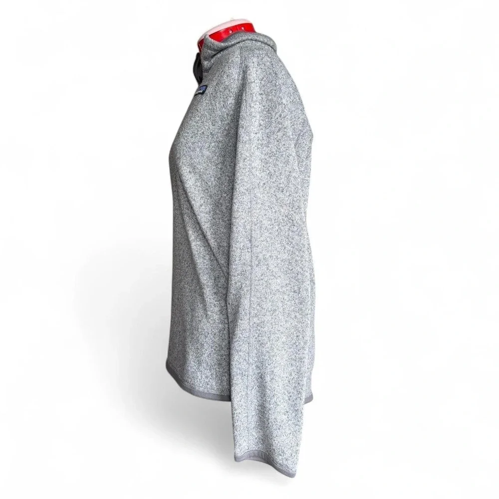 Patagonia Better Sweater Quarter-Zip Fleece Pullover Mens Medium Stonewash Grey